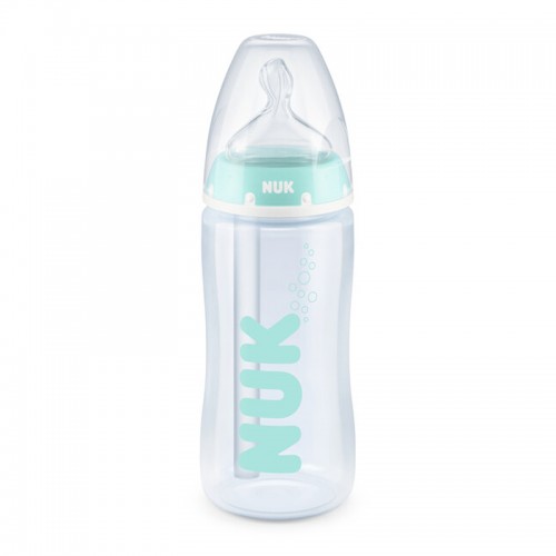 NUK Anti-Colic Professional Temperature Control Baby Bottle with Silicone Teat 300ml  | Made in Germany
